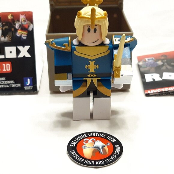 Roblox Series 10 Kingdom Simulator Cavalier Brown Box Figure With Code New - Picture 2 of 11